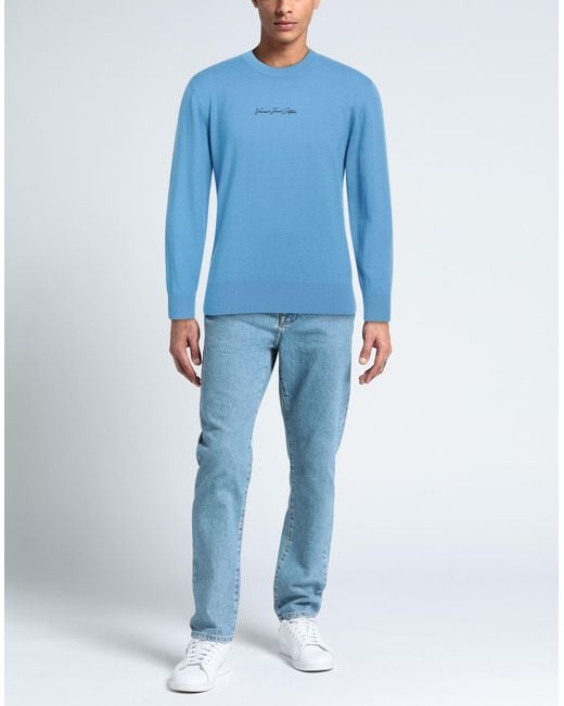Pullover Versace Jeans Couture de hombre de color Blue