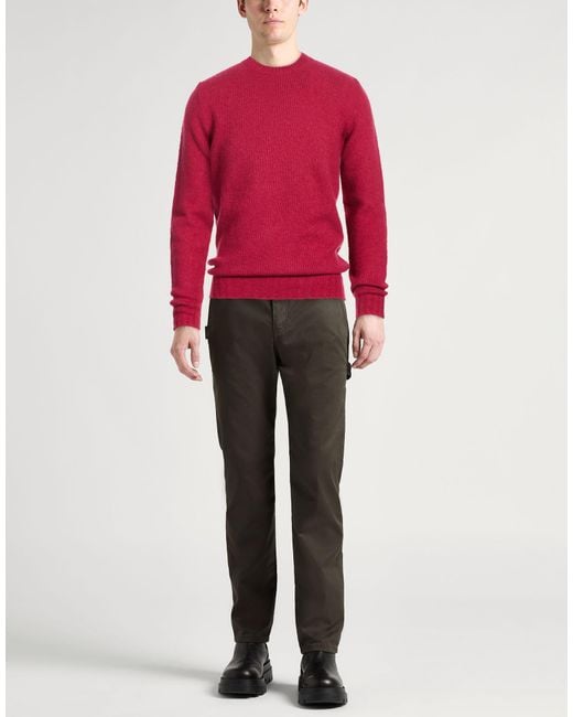 Fedeli Red Jumper for men