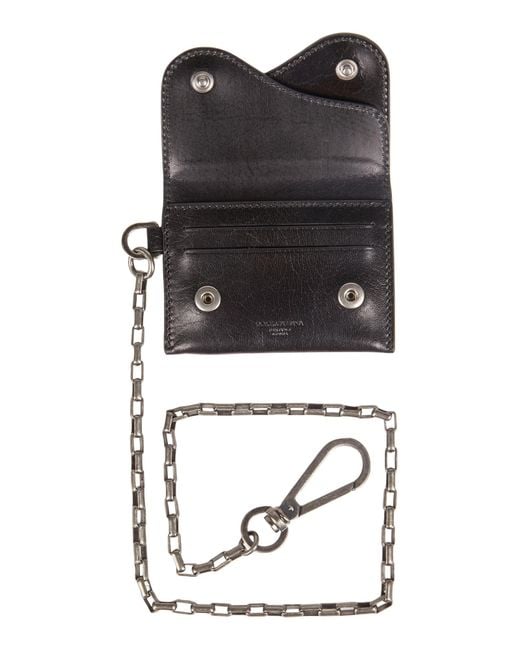 Dolce & Gabbana Black Cardholder for men