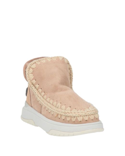 Mou Natural Ankle Boots