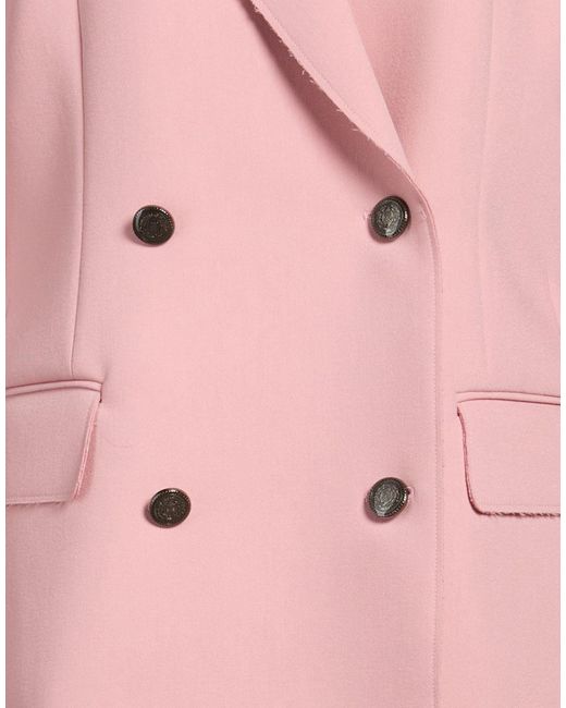 MSGM Pink Blazer Polyester, Viscose, Elastane