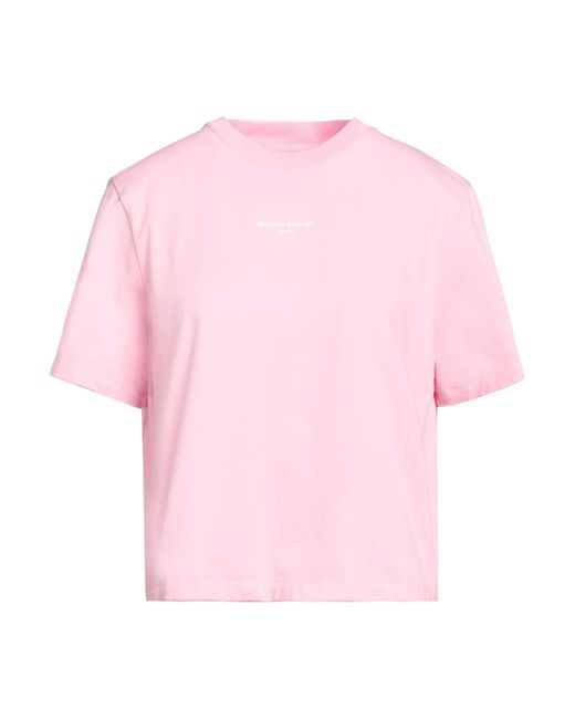 Maison Kitsuné Pink T-Shirt Cotton