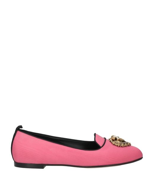 Dolce & Gabbana Pink Ballet Flats
