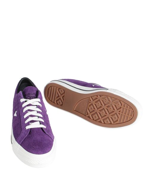 Mens purple converse shoes deals
