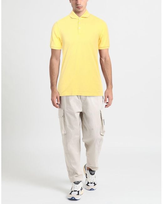 Fedeli Poloshirt in Yellow für Herren