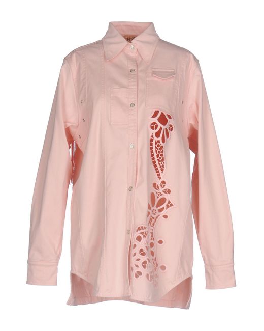 N°21 Pink Denim Shirt