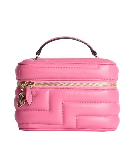 Jimmy Choo Pink Beauty Case Leather