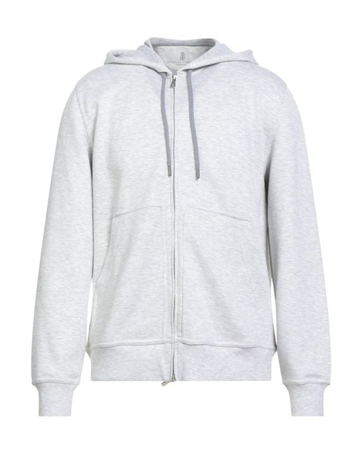 Brunello Cucinelli Gray Sweatshirt for men