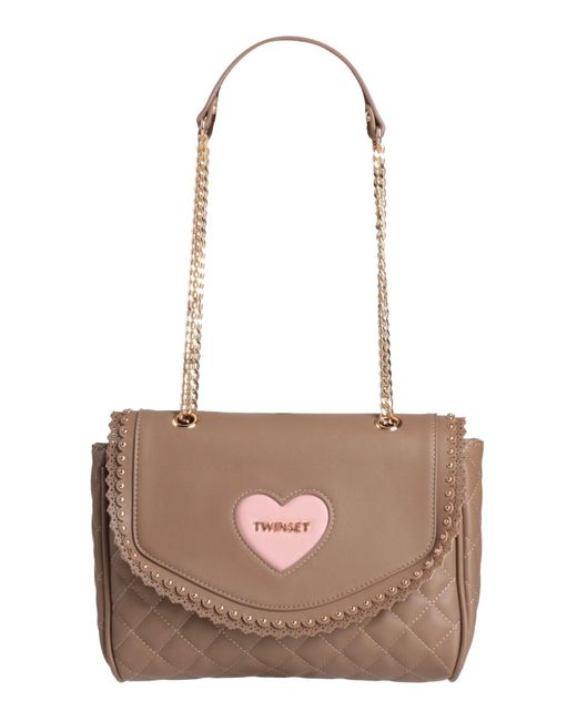 Twinset Brown Shoulder Bags