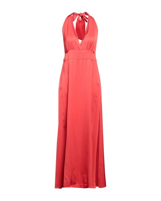 Anonyme Designers Red Maxi-Kleid