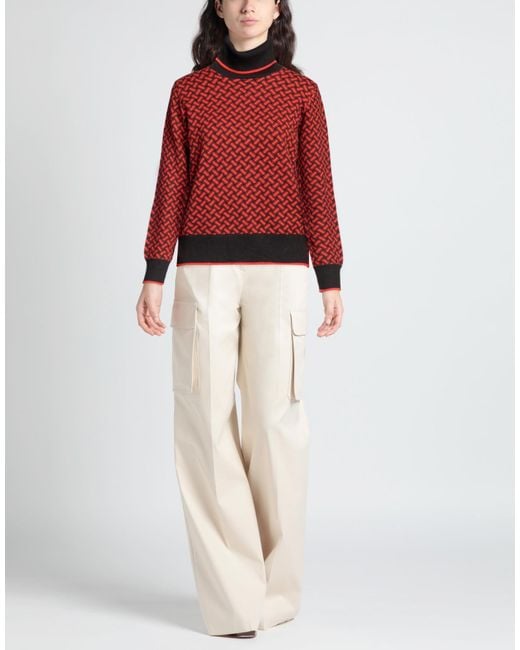 Drumohr Red Turtleneck