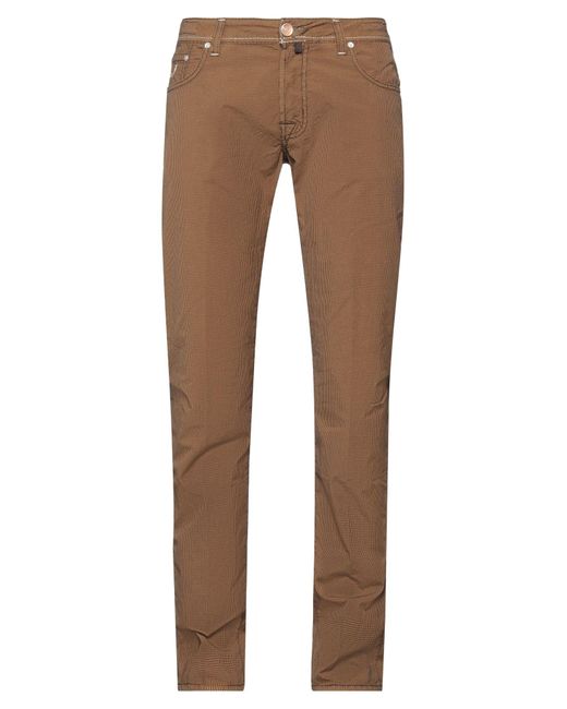 Jacob Coh?n Brown Pants Cotton, Polyamide for men