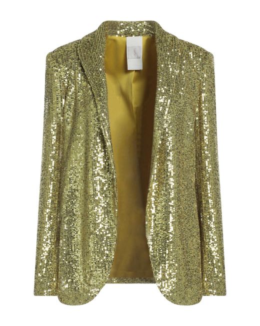 ( COSETTA ) Green Blazer Polyester, Elastane