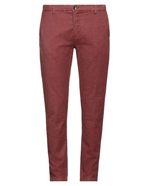 Yan Simmon Red Trouser for men