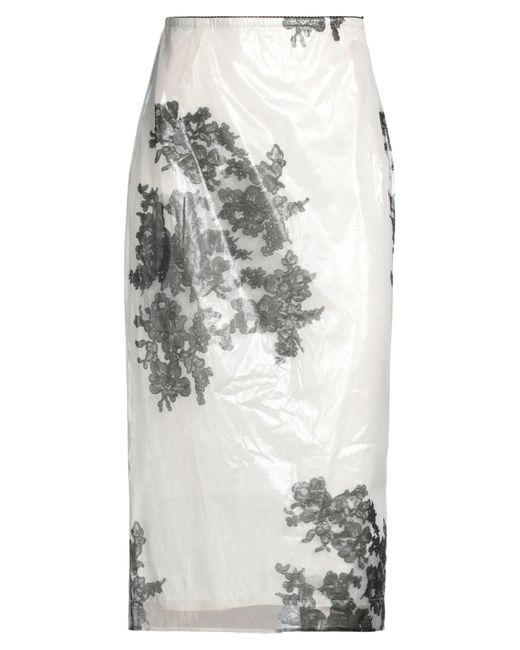 N°21 Gray Midi Skirt