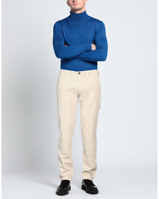 Incotex Natural Cream Pants Cotton, Elastane for men