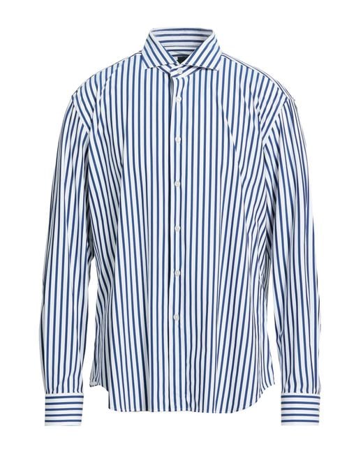 STANDBRIDGE Blue Shirt Polyamide, Elastane for men