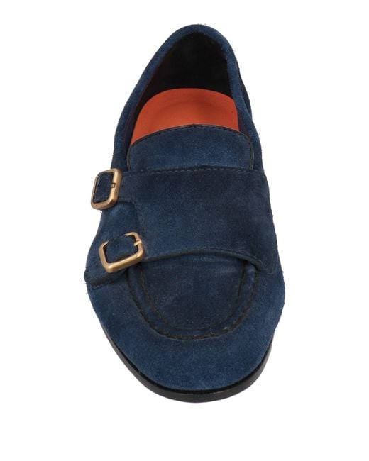 Santoni Blue Loafer for men