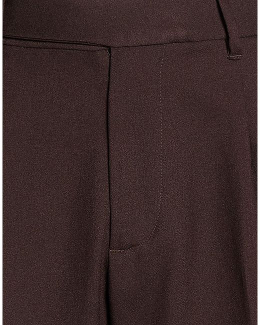 Gazzarrini Brown Pants Polyester, Viscose, Elastane for men
