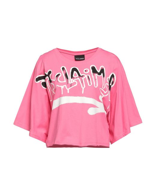 DISCLAIMER Pink T-shirt