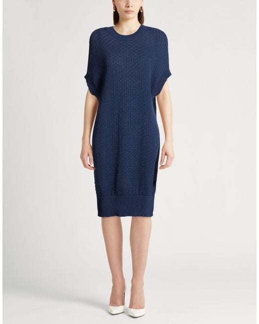 Fedeli Blue Midi Dresses