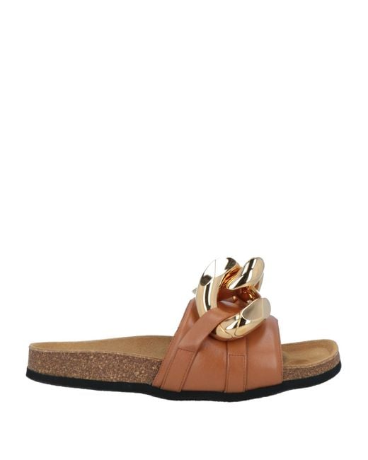 J.W. Anderson Brown Sandals for men