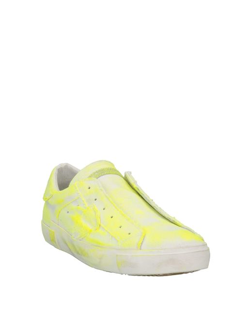 Philippe Model Yellow Sneakers for men