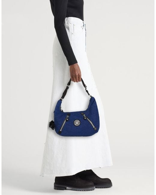 Kipling Blue Shoulder Bag Polyamide