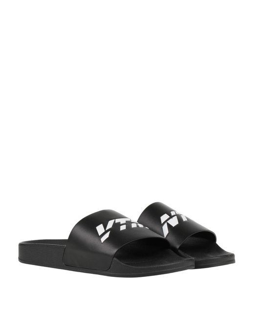 Vetements Black Sandals for men
