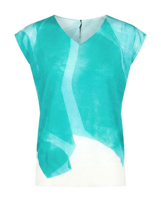 Pierantonio Gaspari Blue Sweater Viscose, Polyamide