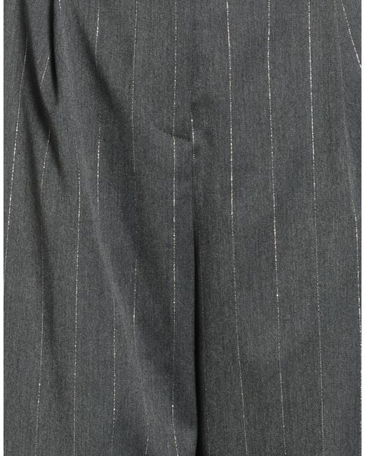 Gaelle Paris Gray Pants Polyester, Rayon, Elastane