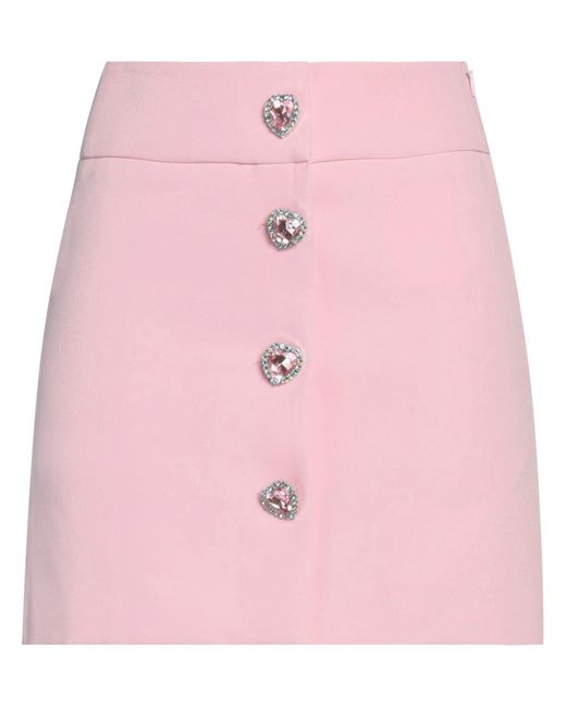 Chiara Ferragni Pink Mini Skirt