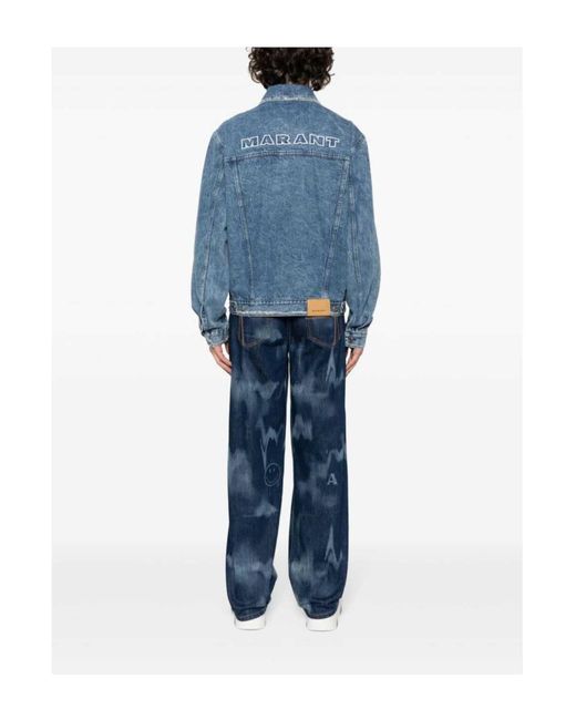 Capospalla Jeans di Isabel Marant in Blue da Uomo