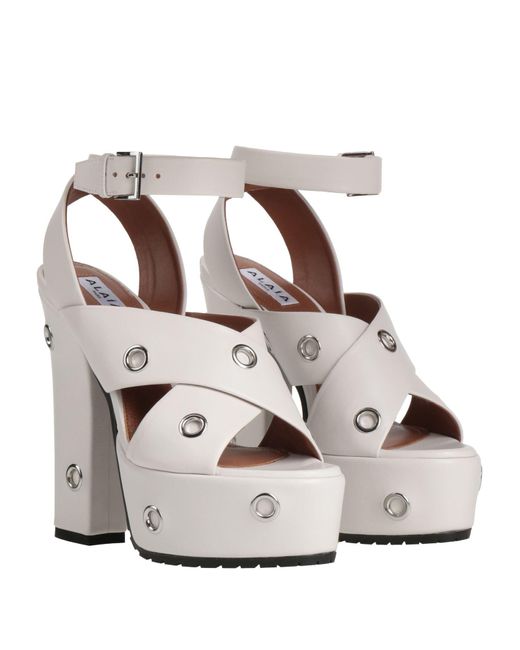 Alaïa White Sandals