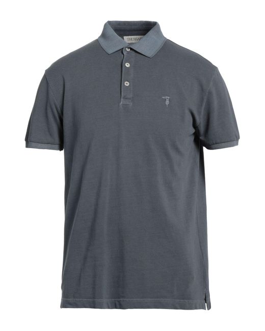 Trussardi Gray Polo Shirt for men