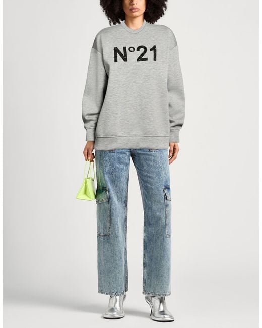 N°21 Gray Sweatshirt Viscose