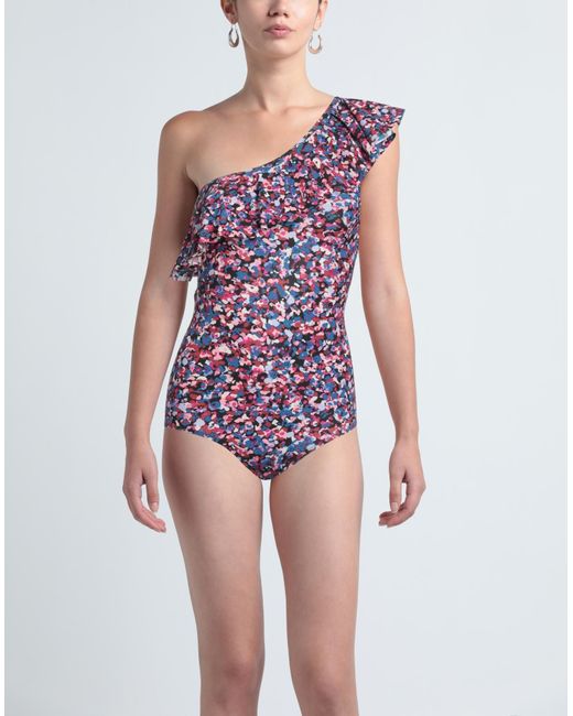 Isabel Marant Purple One-piece Swimsuit