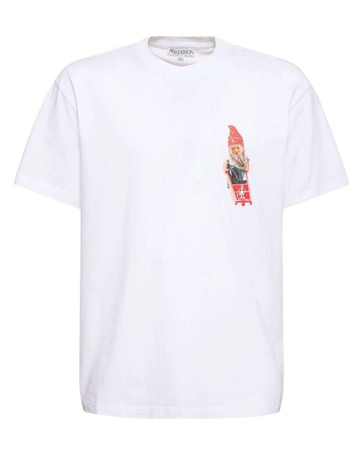 T-shirt di J.W. Anderson in White da Uomo