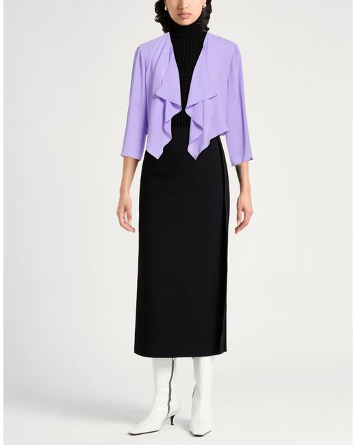 Diana Gallesi Purple Jacket Polyester