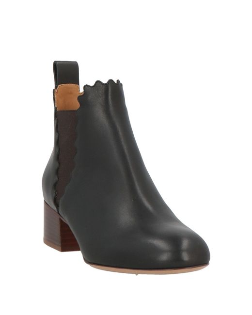 Chloé Black Ankle Boots