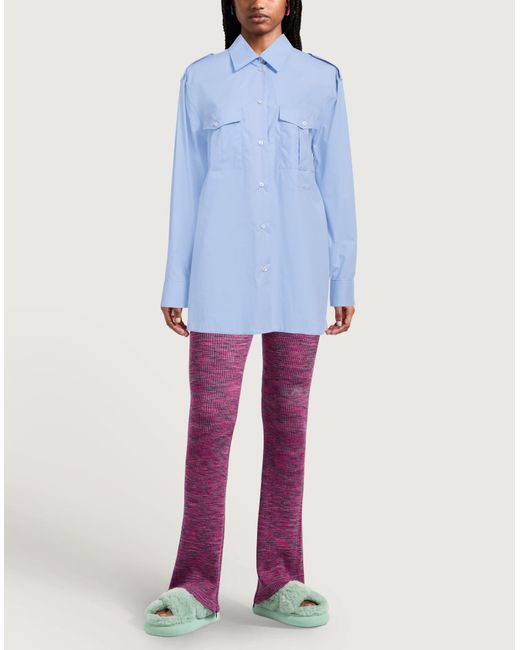 Camicia di MSGM in Blue