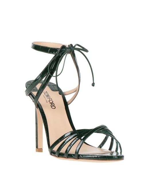 Tom Ford Black Sandals Goat Skin
