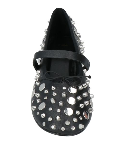 Maje Black Ballet Flats