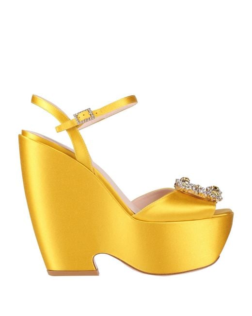 Roger Vivier Yellow Sandals