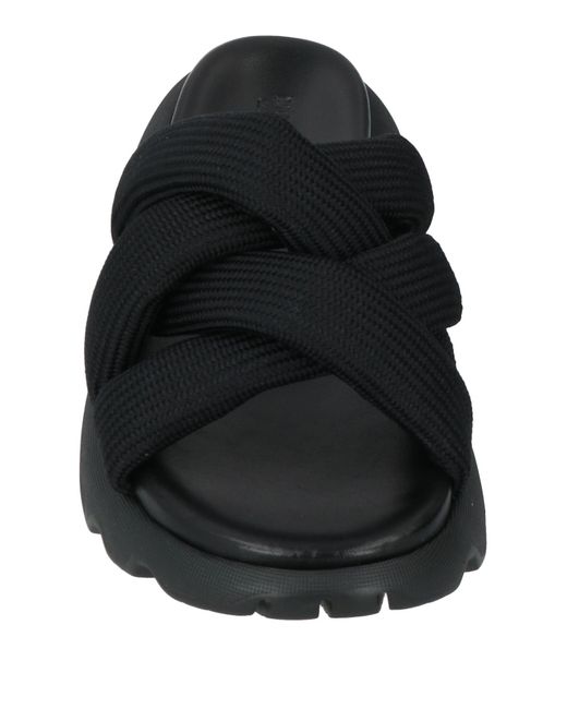 Moncler Black Sandale