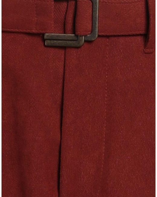 Berwich Red Pants Polyester, Elastane