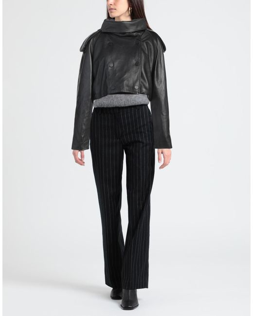 Dondup Black Jacket Lambskin