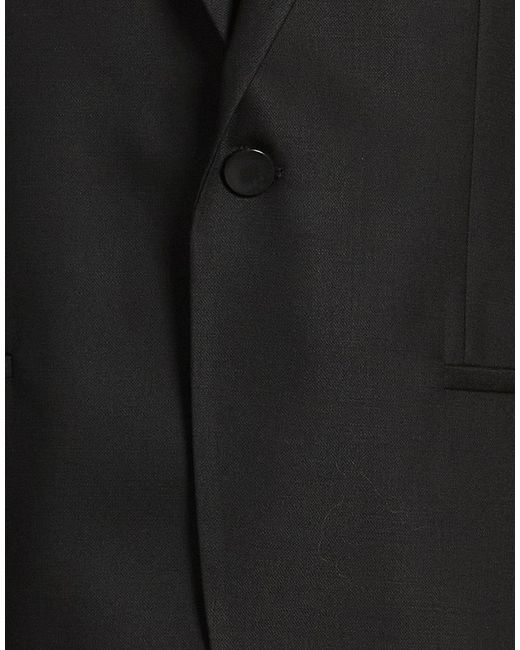 Calvin Klein Black Blazer Polyester, Elastane for men