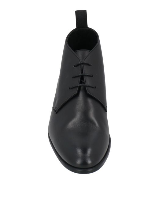 Doucal's Black Ankle Boots Leather for men