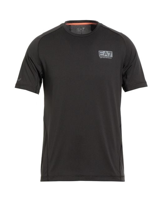EA7 Black T-Shirts for men